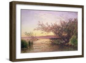 Sunset, Camargue-Felix Ziem-Framed Giclee Print