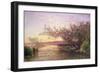 Sunset, Camargue-Felix Ziem-Framed Giclee Print