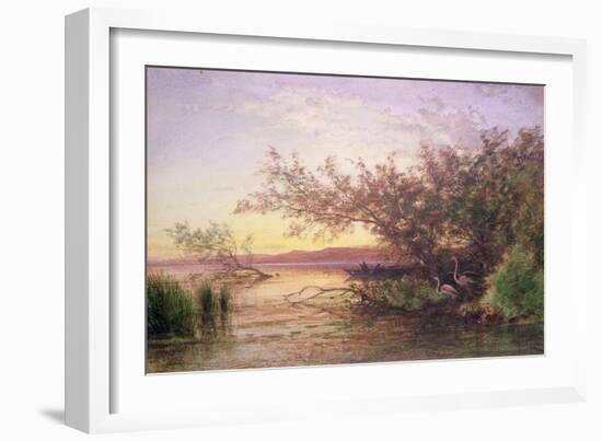 Sunset, Camargue-Felix Ziem-Framed Giclee Print