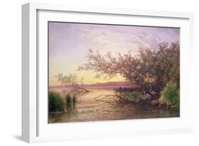 Sunset, Camargue-Felix Ziem-Framed Giclee Print