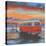 Sunset Campervan-Peter Adderley-Stretched Canvas