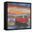 Sunset Campervan-Peter Adderley-Framed Stretched Canvas