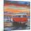 Sunset Campervan-Peter Adderley-Mounted Art Print