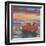 Sunset Campervan-Peter Adderley-Framed Art Print