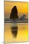 Sunset, Cannon Beach, Oregon, USA-Michel Hersen-Mounted Photographic Print