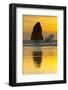 Sunset, Cannon Beach, Oregon, USA-Michel Hersen-Framed Photographic Print