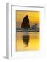 Sunset, Cannon Beach, Oregon, USA-Michel Hersen-Framed Photographic Print