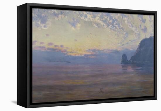 Sunset Catalina Island-William Lees Judson-Framed Stretched Canvas