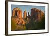 Sunset, Cathedral Rock, Red Rock Crossing, Sedona, Arizona-Michel Hersen-Framed Photographic Print