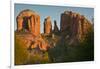 Sunset, Cathedral Rock, Red Rock Crossing, Sedona, Arizona-Michel Hersen-Framed Photographic Print