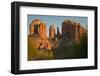 Sunset, Cathedral Rock, Red Rock Crossing, Sedona, Arizona-Michel Hersen-Framed Photographic Print