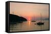 Sunset, Cavtat, Croatia-Peter Thompson-Framed Stretched Canvas