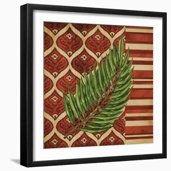 Sunset Cay Palm IV-Paul Brent-Framed Art Print