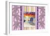 Sunset Chair Palm-James Mazzotta-Framed Giclee Print