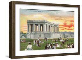 Sunset, Cheesman Park, Denver, Colorado-null-Framed Art Print