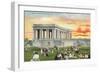 Sunset, Cheesman Park, Denver, Colorado-null-Framed Art Print