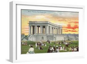 Sunset, Cheesman Park, Denver, Colorado-null-Framed Art Print