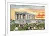 Sunset, Cheesman Park, Denver, Colorado-null-Framed Premium Giclee Print