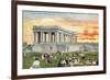 Sunset, Cheesman Park, Denver, Colorado-null-Framed Premium Giclee Print