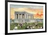 Sunset, Cheesman Park, Denver, Colorado-null-Framed Premium Giclee Print