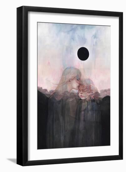 Sunset Children-Agnes Cecile-Framed Art Print