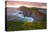 Sunset Chimney Rock, Point Reyes Seashore,Ca-George Oze-Stretched Canvas