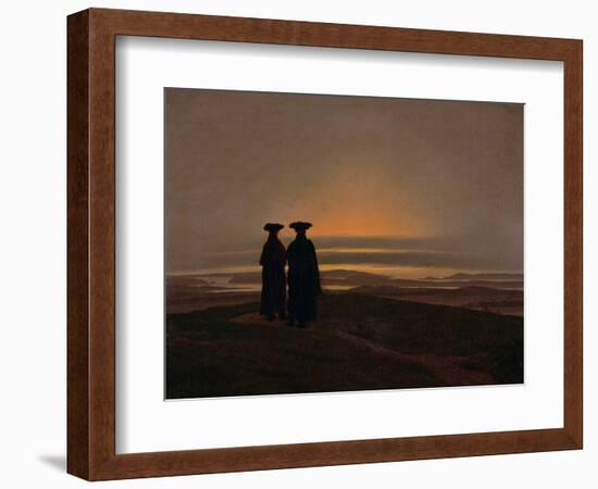 Sunset circa 1830-35-Caspar David Friedrich-Framed Giclee Print