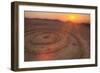 Sunset Circles at Slacker Hill, Marin Headlands-Vincent James-Framed Photographic Print