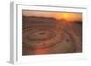 Sunset Circles at Slacker Hill, Marin Headlands-Vincent James-Framed Photographic Print