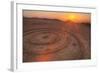 Sunset Circles at Slacker Hill, Marin Headlands-Vincent James-Framed Photographic Print