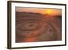 Sunset Circles at Slacker Hill, Marin Headlands-Vincent James-Framed Photographic Print