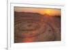 Sunset Circles at Slacker Hill, Marin Headlands-Vincent James-Framed Photographic Print