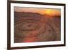 Sunset Circles at Slacker Hill, Marin Headlands-Vincent James-Framed Photographic Print