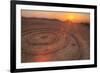 Sunset Circles at Slacker Hill, Marin Headlands-Vincent James-Framed Photographic Print