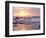 Sunset Cliffs Beach on the Pacific Ocean at Sunset, San Diego, California, USA-Christopher Talbot Frank-Framed Photographic Print