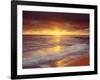 Sunset Cliffs Beach on the Pacific Ocean at Sunset, San Diego, California, USA-Christopher Talbot Frank-Framed Premium Photographic Print