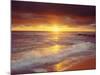 Sunset Cliffs Beach on the Pacific Ocean at Sunset, San Diego, California, USA-Christopher Talbot Frank-Mounted Premium Photographic Print