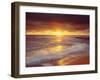Sunset Cliffs Beach on the Pacific Ocean at Sunset, San Diego, California, USA-Christopher Talbot Frank-Framed Photographic Print