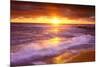 Sunset Cliffs Beach, San Diego, California-null-Mounted Poster