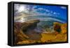 Sunset Cliffs in San Diego, Ca-Andrew Shoemaker-Framed Stretched Canvas