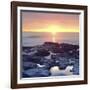 Sunset Cliffs Tidepools on the Pacific Ocean Reflecting the Sunset, San Diego, California, USA-Christopher Talbot Frank-Framed Photographic Print