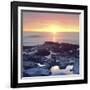 Sunset Cliffs Tidepools on the Pacific Ocean Reflecting the Sunset, San Diego, California, USA-Christopher Talbot Frank-Framed Photographic Print