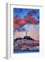 Sunset Clouds Over Coit Tower, San Francisco Icon Travel-Vincent James-Framed Photographic Print