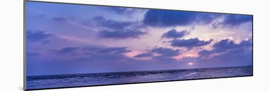 Sunset clouds over the Gulf of Florida, USA-Panoramic Images-Mounted Photographic Print