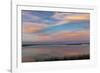 Sunset clouds reflection at Medicine Lake National Wildlife Refuge, Montana, USA-Chuck Haney-Framed Photographic Print