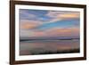 Sunset clouds reflection at Medicine Lake National Wildlife Refuge, Montana, USA-Chuck Haney-Framed Photographic Print