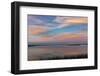 Sunset clouds reflection at Medicine Lake National Wildlife Refuge, Montana, USA-Chuck Haney-Framed Photographic Print