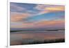 Sunset clouds reflection at Medicine Lake National Wildlife Refuge, Montana, USA-Chuck Haney-Framed Photographic Print