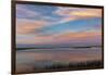 Sunset clouds reflection at Medicine Lake National Wildlife Refuge, Montana, USA-Chuck Haney-Framed Photographic Print