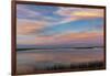 Sunset clouds reflection at Medicine Lake National Wildlife Refuge, Montana, USA-Chuck Haney-Framed Photographic Print